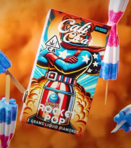 Cali Clear Rocket Pop 2G Disposable