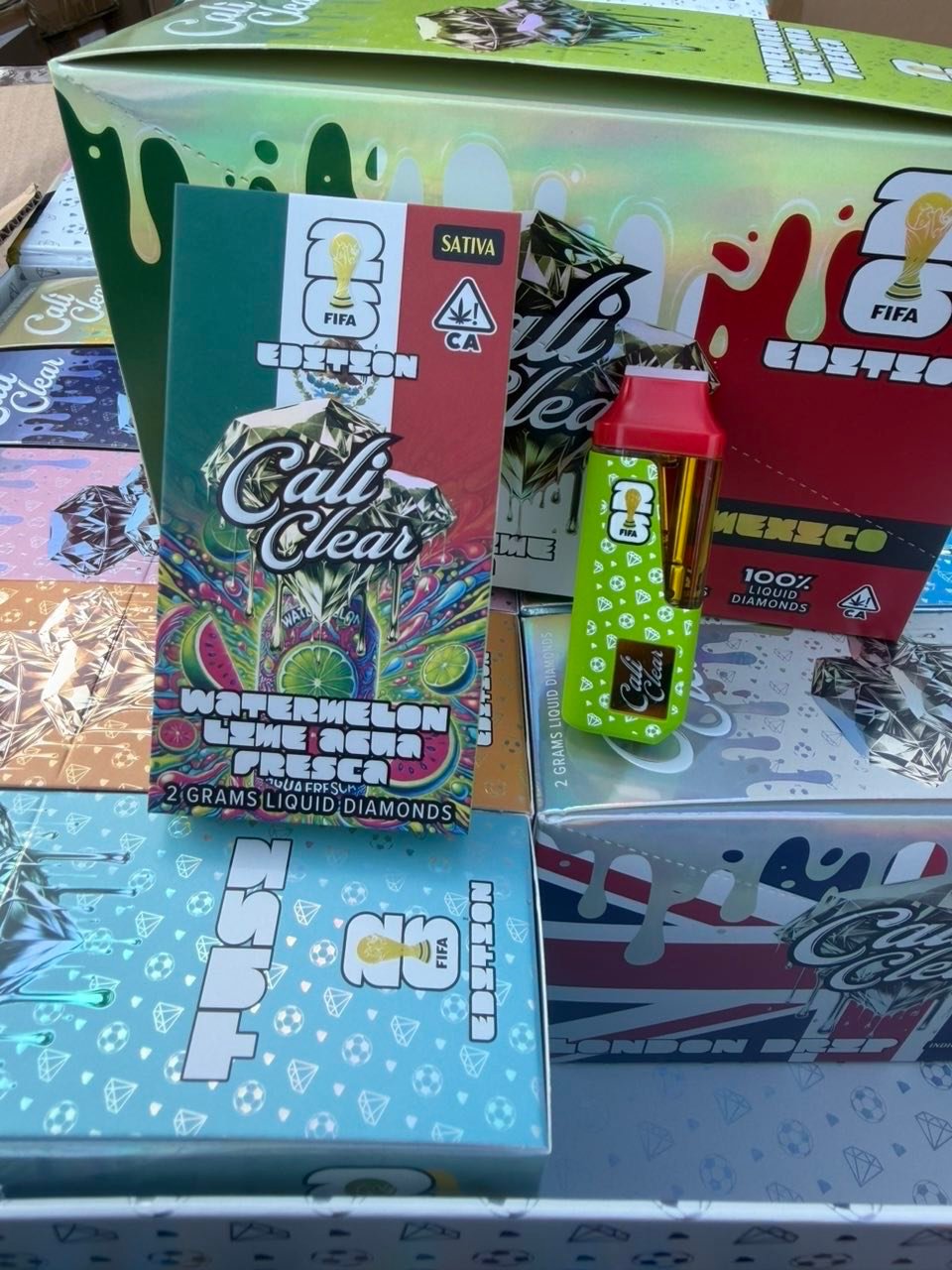 Cali Clear 2g Disposable World Cup Edition